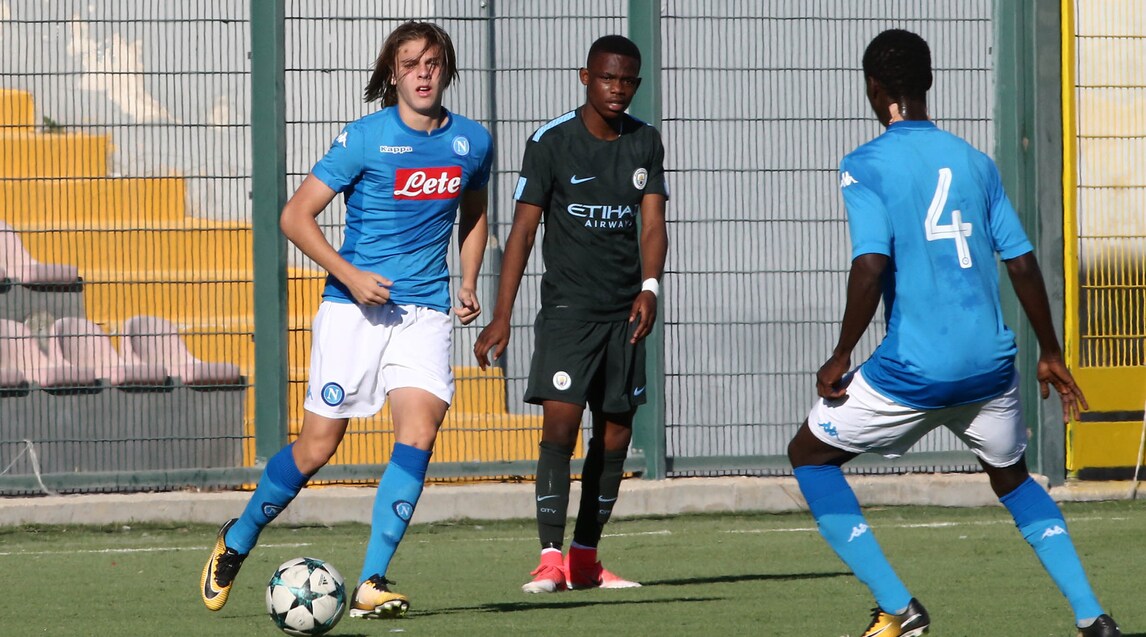Youth League, Napoli-Manchester City 3-5: Beoni ancora ko