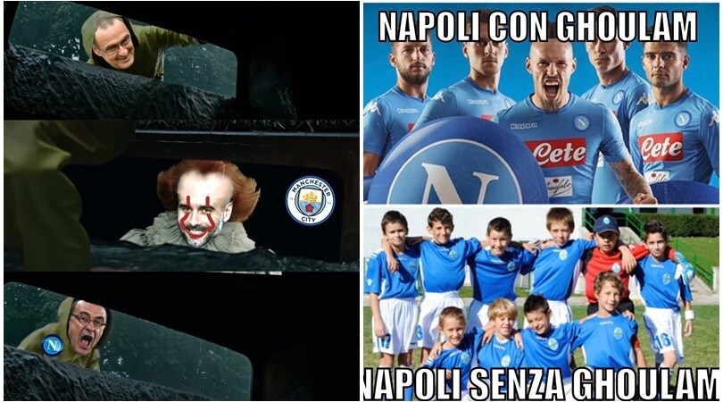 Il Napoli perde contro il Manchester City: i social scatenati