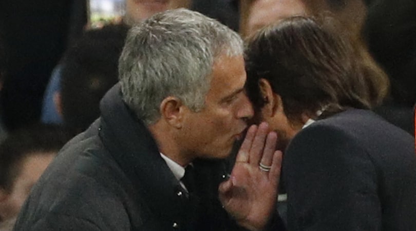 Manchester United, Mourinho: «Non voglio perdere i capelli come Conte»