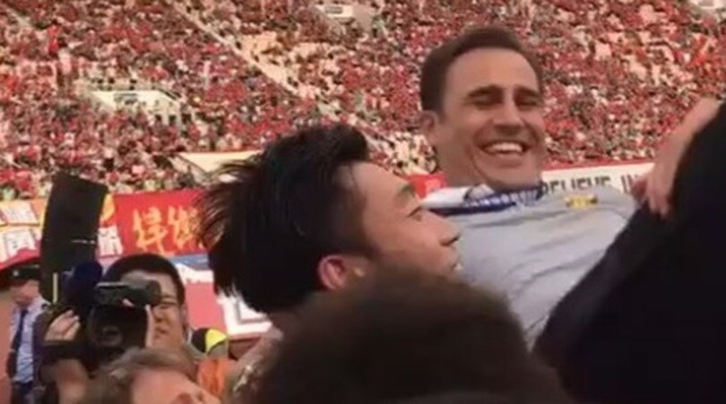 Cina, Cannavaro centra la Champions: che festa per lui!