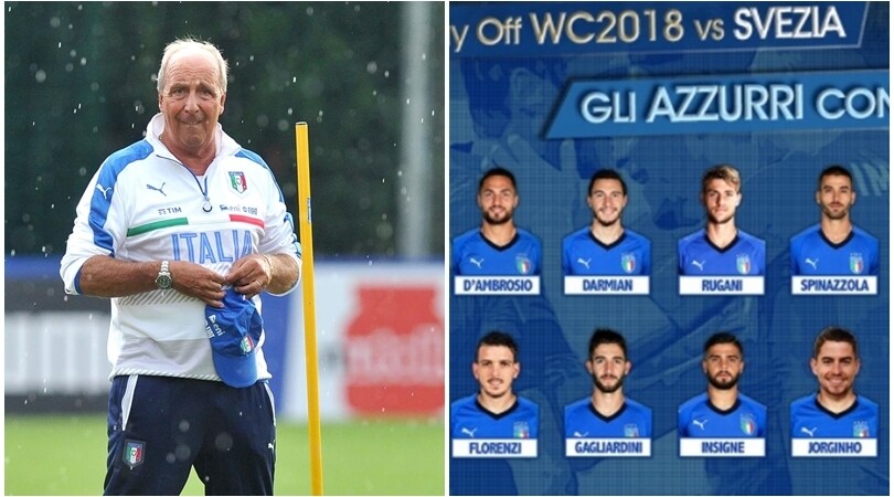 Italia, ecco i 27 convocati per la Svezia