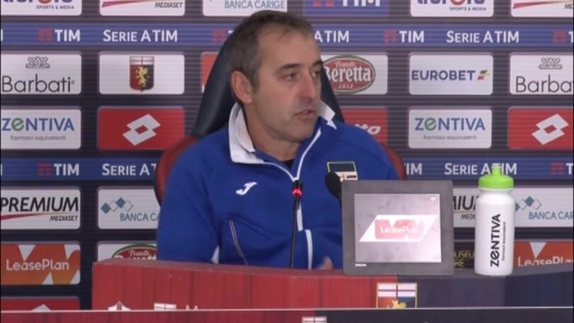 Giampaolo: "Siamo stati fortunati.."