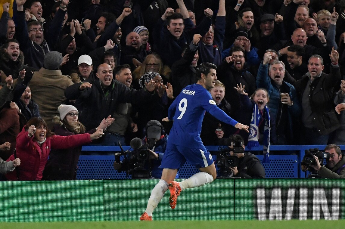 Premier League, Chelsea-Manchester United 1-0: al 55' Morata