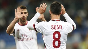Sassuolo-Milan 0-2: Romagnoli e Suso salvano Montella