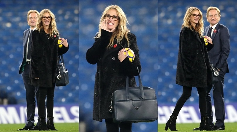 C'è Julia Roberts in campo a Stamford Bridge