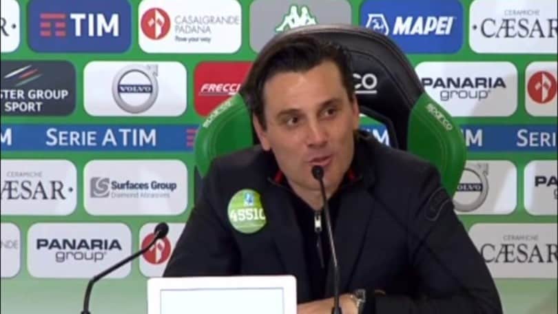 Montella: "Sono un po' più sfilato in viso"