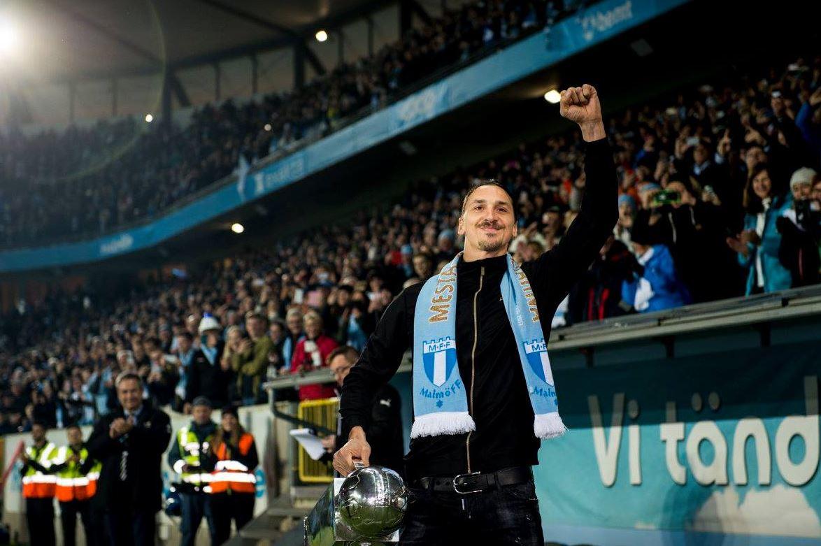 Malmö, alla festa scudetto c'è anche Ibrahimovic
