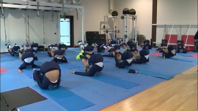 Coverciano, l'Italia si allena in palestra