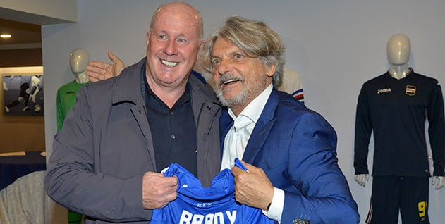 Serie A Sampdoria, Brady: «Che emozione tornare a Marassi»