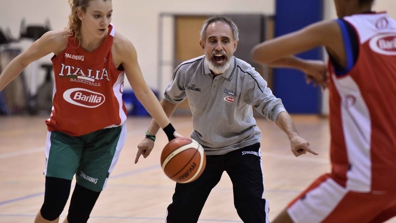 Basket femminile, l'allenamento dell'Italia