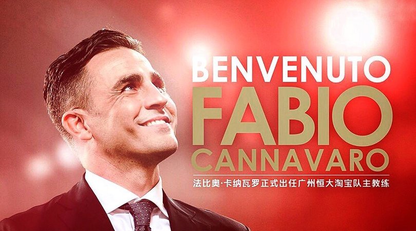 Cina, Cannavaro torna al Guangzhou Evergrande dopo 2 anni