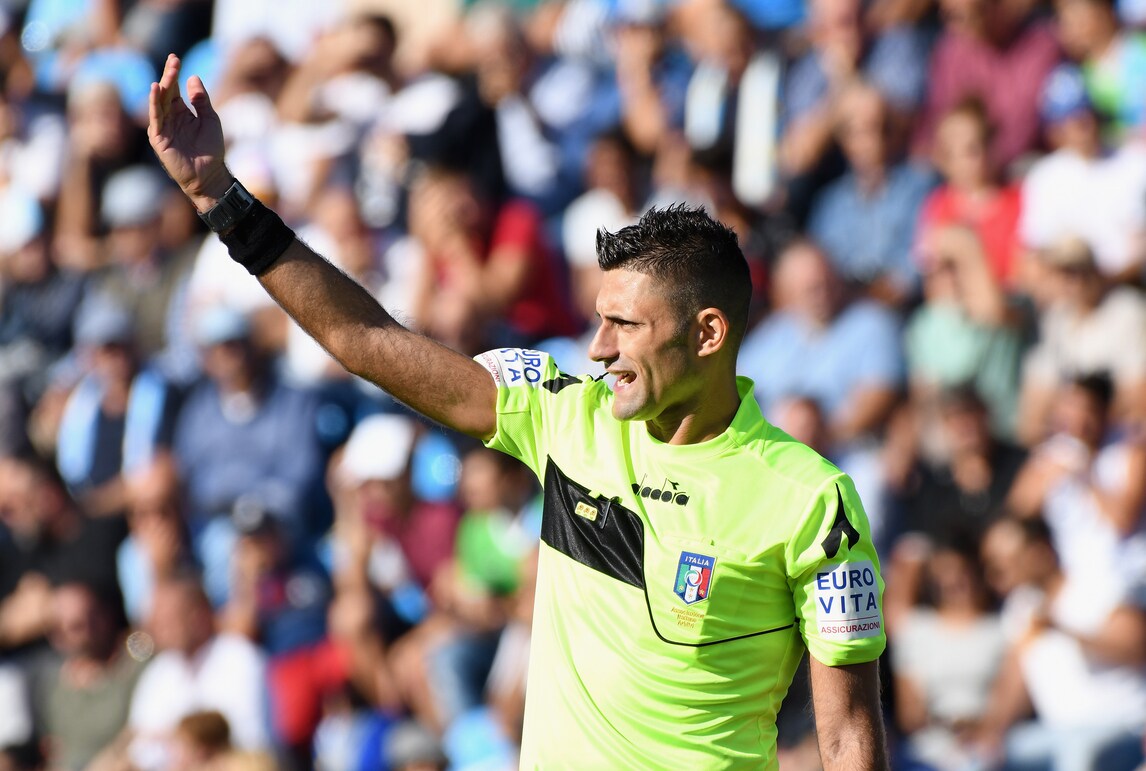 Serie B Spezia-Frosinone, dirige Marinelli. Cremonese-Palermo: Abbattista