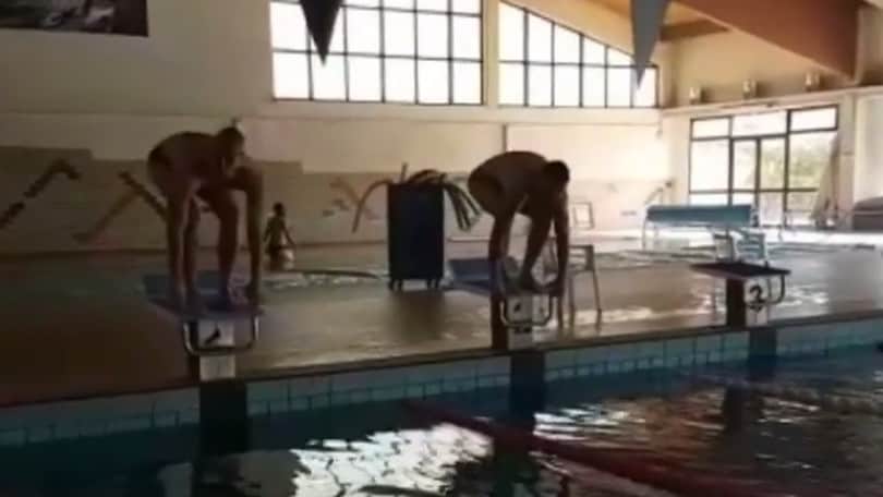 Milik, sfida "olimpica" con Prezioso in piscina