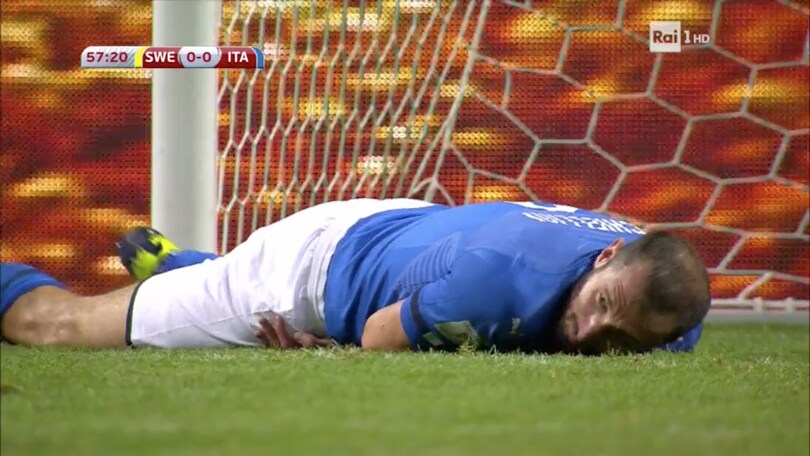 Dalla Svezia accuse a Chiellini: «Una sceneggiata alla Busquets»