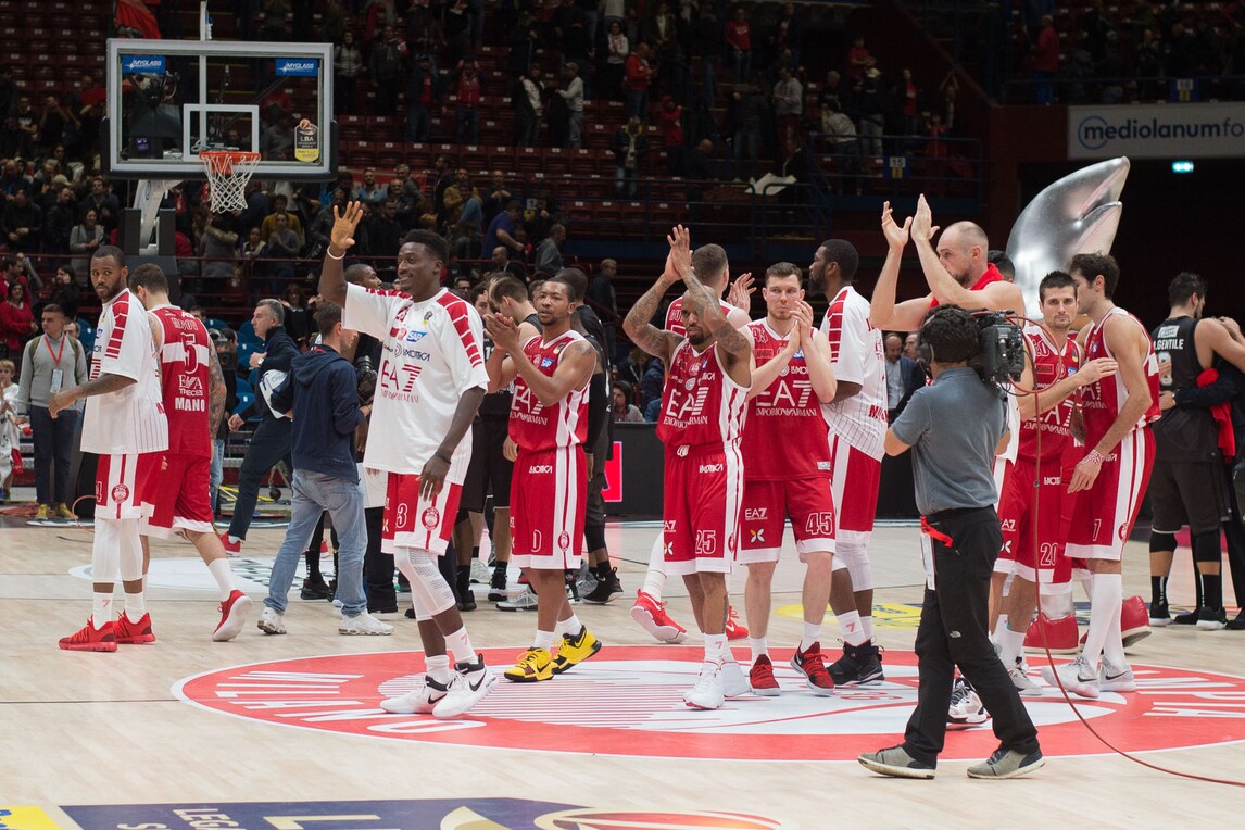 Basket, Serie A: EA7 a 1,50 con Trento