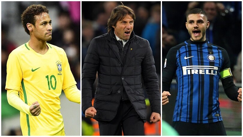 «Da Neymar un pianto... Real. E Conte pretende Icardi»
