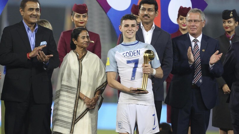 Foden, la Fifa lo premia come migliore giocatore del Mondiale Under 17