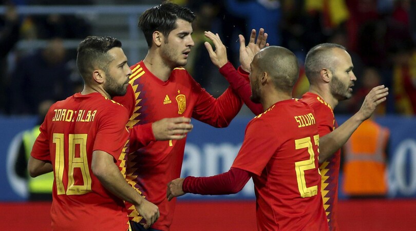 Spagna-Costa Rica 5-0: debutto per Luis Alberto