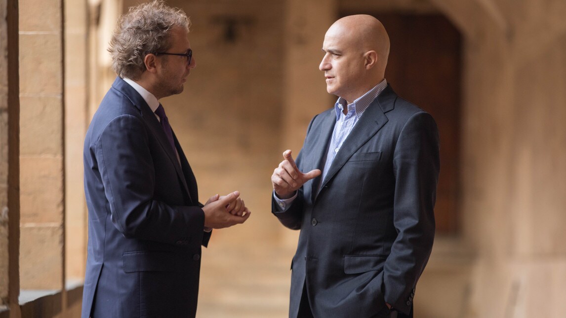 Il backstage dell'intervista al ministro Lotti