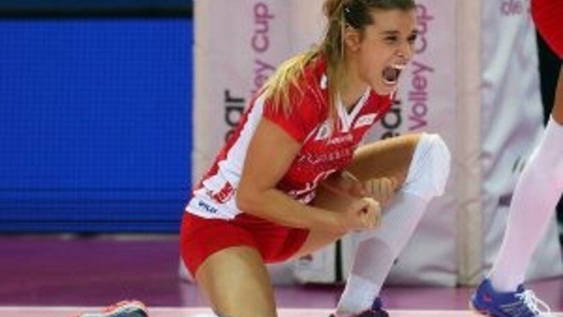 Volley: A1 Femminile, Giulia Pisani si allena con la Lardini