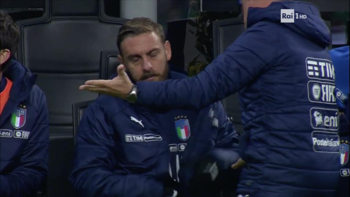 Italia: De Rossi, incomprensione in panchina