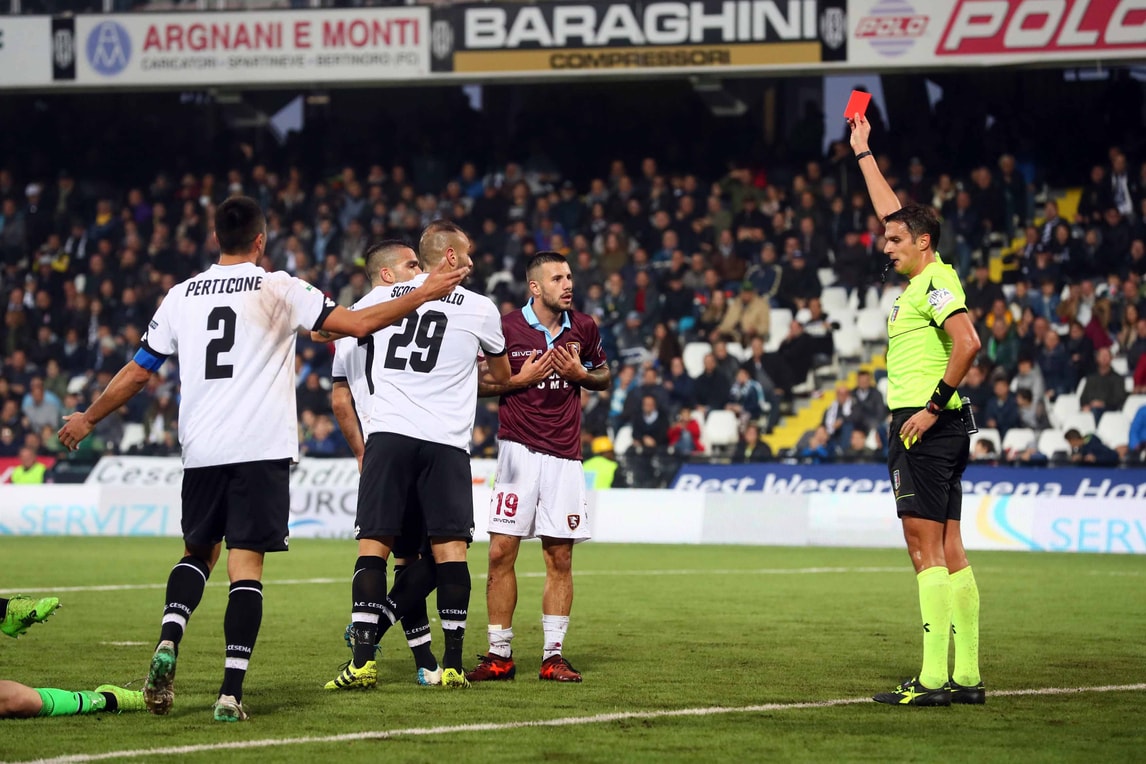 Serie B, un turno di squalifica a Gatto della Salernitana