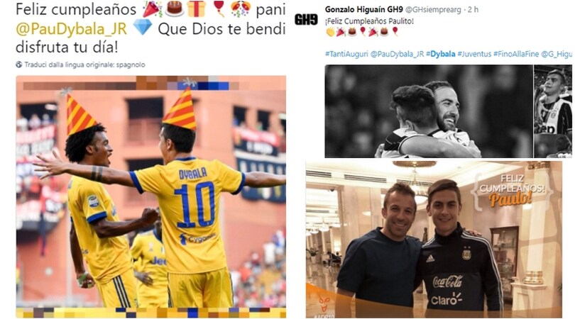 Dybala spegne 24 candeline: una valanga di auguri sui social