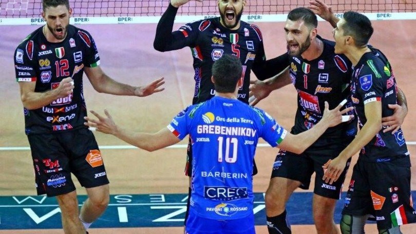 Volley: Superlega, domani l'anticipo della 12a Civitanova-Piacenza