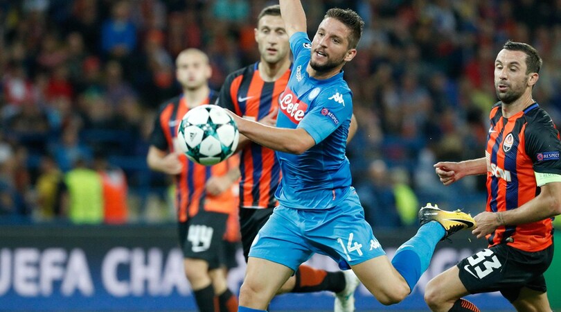 Champions, Napoli-Shakhtar in chiaro