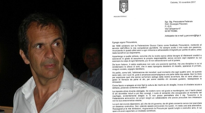 Figc, il sostituto pm Trantino lascia: «Tavecchio doveva andarsene»