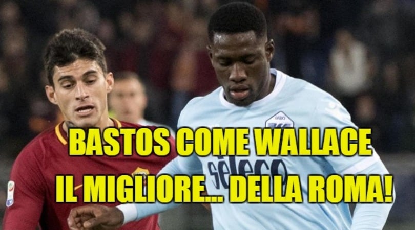 Roma-Lazio, social scatenati con Bastos: «Romanista vero!»
