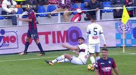 Crotone-Genoa, motorino a bordocampo: il giallo è presto risolto