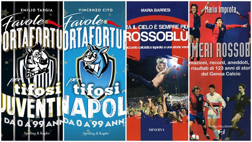 Le favole su quattro grandi del nostro calcio e due libri su Crotone e Genoa