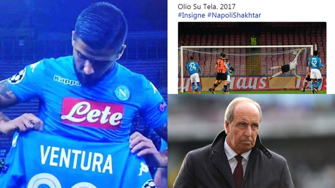 I social celebrano Insigne: Ventura è sempre nel mirino