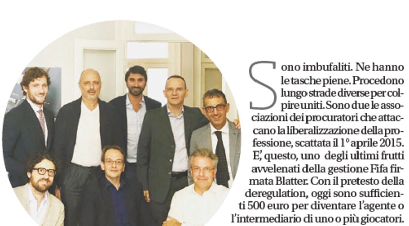 Calcio, continua la guerra dei procuratori