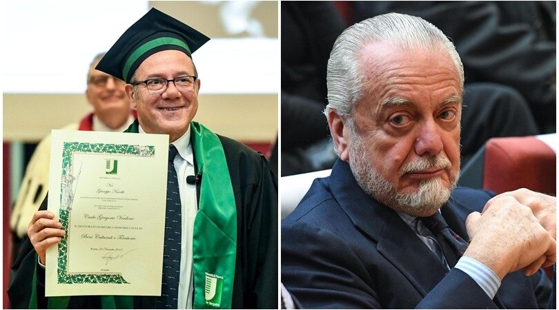 Carlo Verdone, alla laurea honoris causa c'è anche Aurelio De Laurentiis