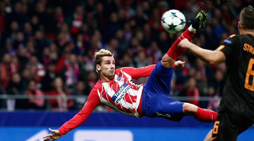Champions League, Atletico Madrid-Roma 2-0: Griezmann-Gameiro, qualificazione rimandata