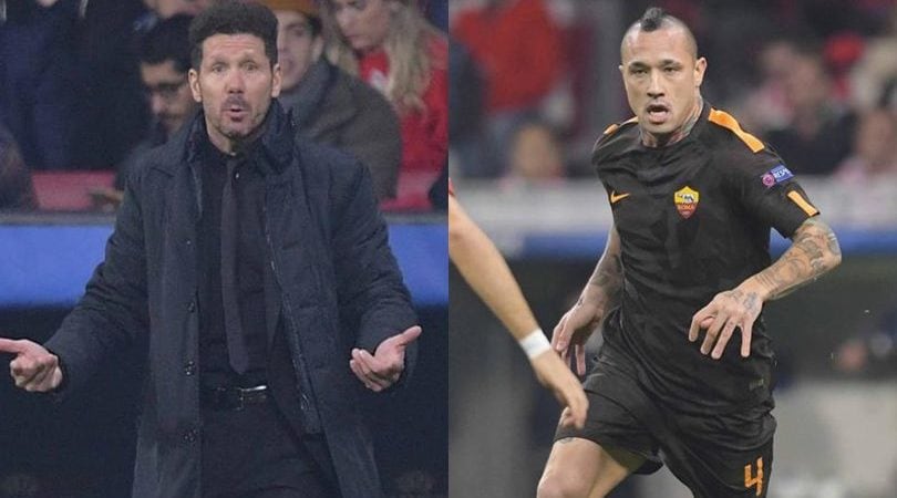 Simeone: «Nainggolan sarebbe straordinario per noi». Il belga: «Ho scelto la Roma»