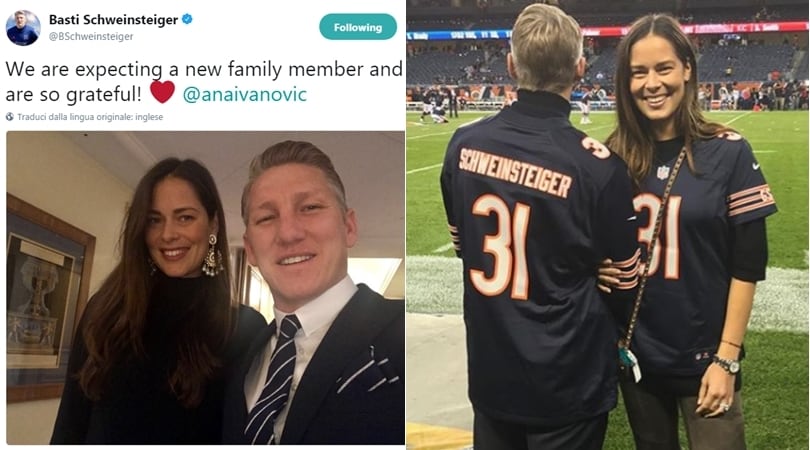 Schweinsteiger, la famiglia si allarga: l'annuncio sui social
