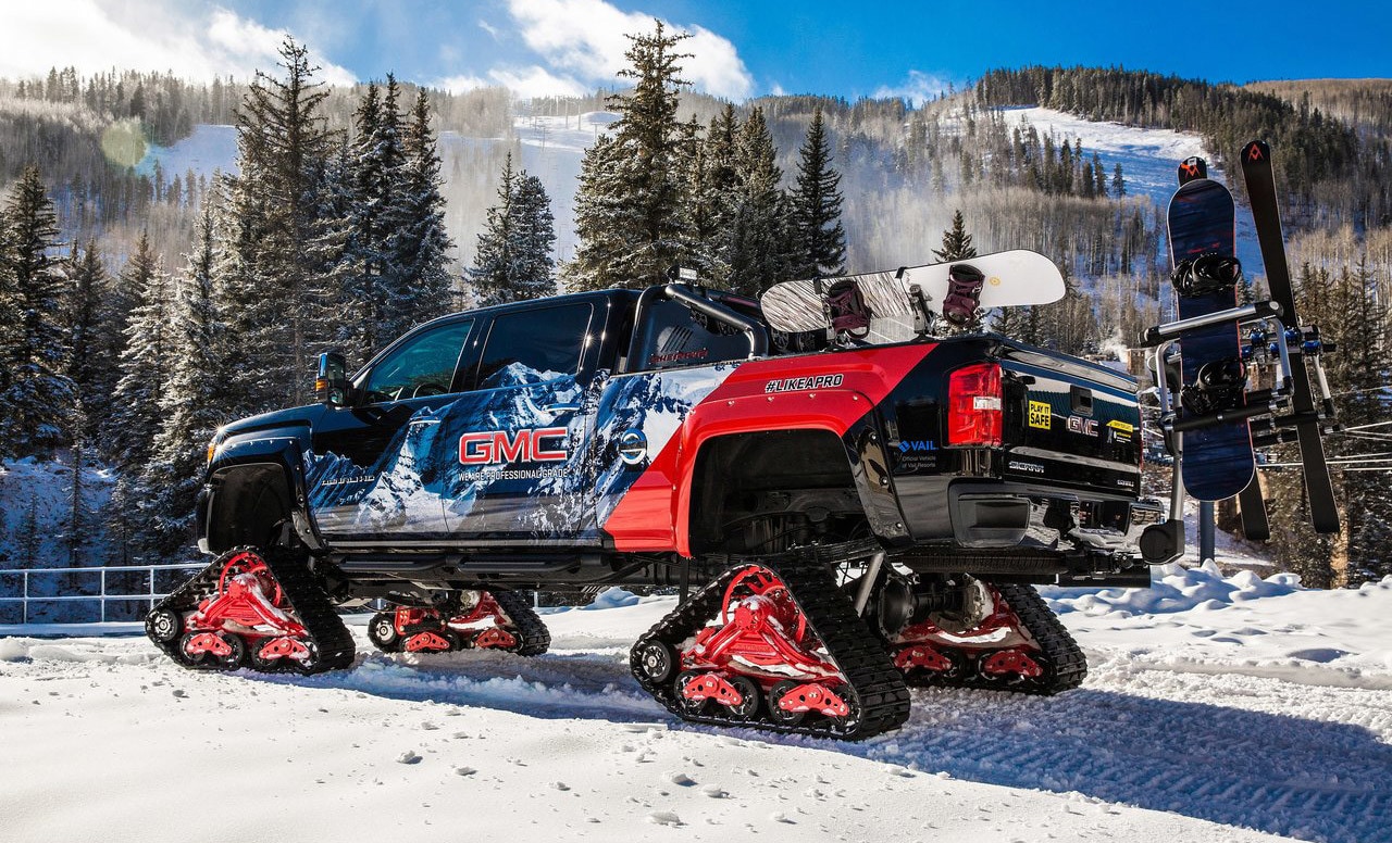 In vetta con i cingoli: lo “yeti” GMC da 445 cv