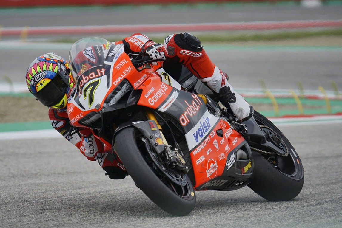 SBK Ducati, Davies: «A riposo assoluto dopo la caduta»