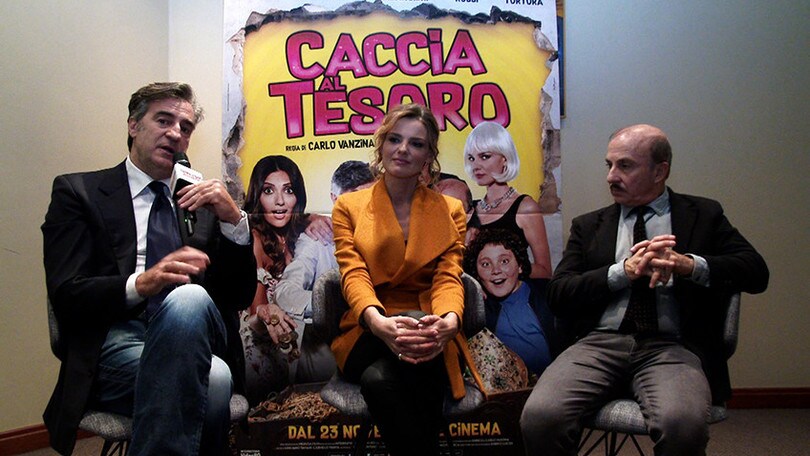 Caccia al tesoro, intervista a Max Tortora, Christiane Filangieri e Carlo Buccirosso