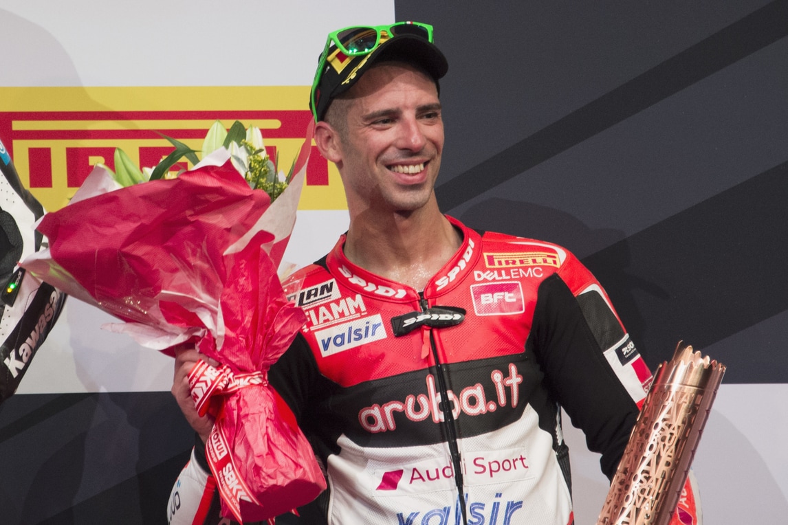 SBK Ducati, Melandri: «Test positivo, buone sensazioni»