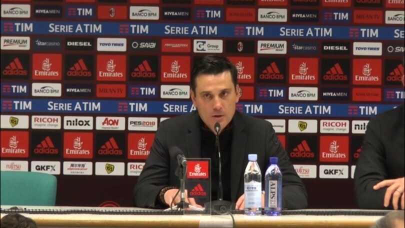 Montella: "Abbiamo fatto un'ottima partita"
