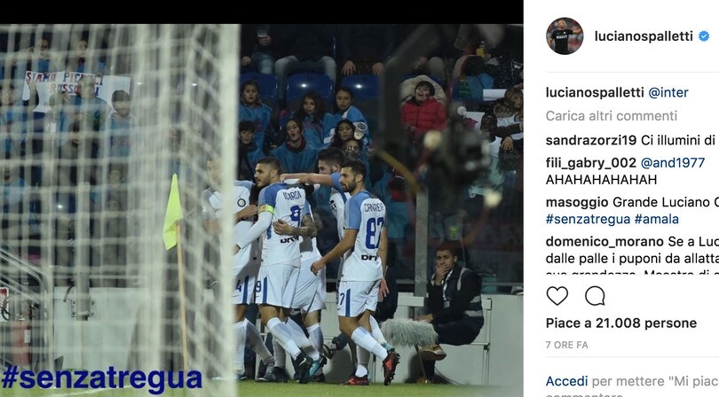 Inter, Spalletti insiste con l'hashtag: #senzatregua