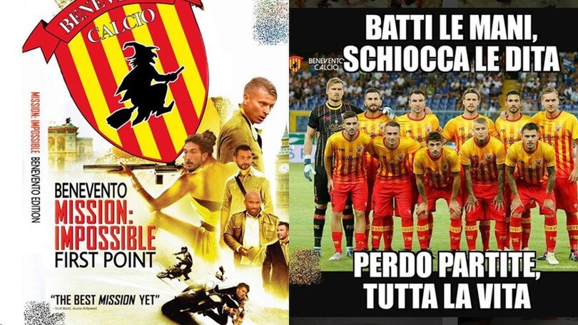 Il Benevento sempre a zero: social senza pietà