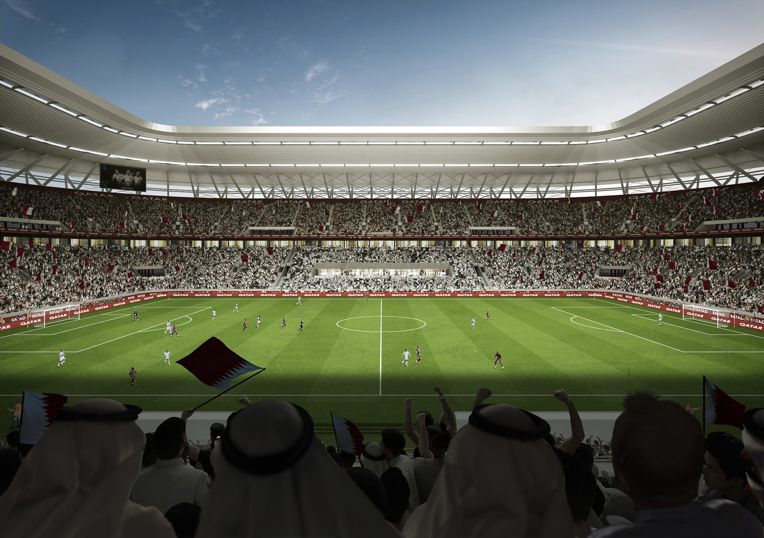 Ecco il Ras Abu Aboud Stadium