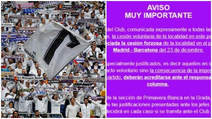 Il Real Madrid "minaccia" i tifosi