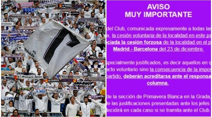 Il Real Madrid "minaccia" i tifosi