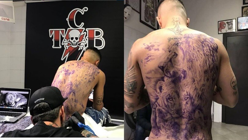 Il ruggito di Insigne: nuovo tatuaggio prima di Napoli-Juventus